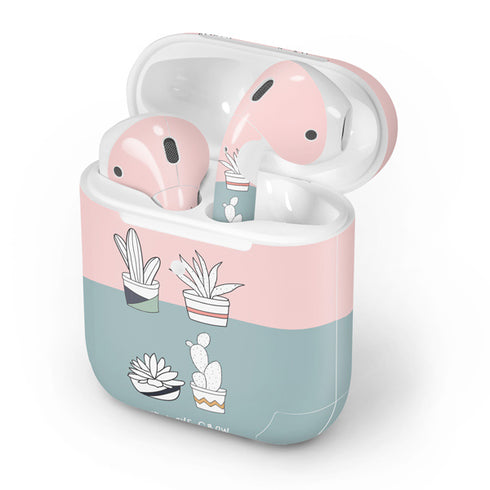 Succulent Sketch Apple AirPods 2 Skin