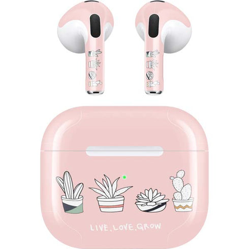 Succulent Sketch Apple AirPods (3rd Gen 2021) Skin