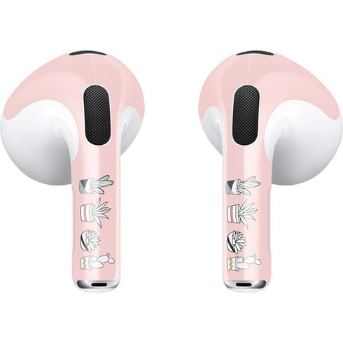 Succulent Sketch Apple AirPods (3rd Gen 2021) Skin