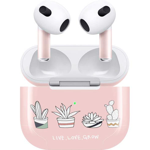 Succulent Sketch Apple AirPods (3rd Gen 2021) Skin