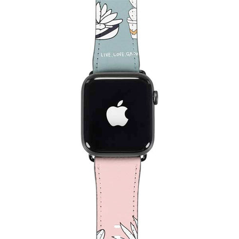 Succulent Sketch Apple Watch Band 42-44mm