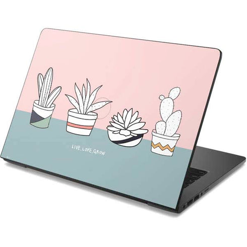 Succulent Sketch Dell Chromebook Skin