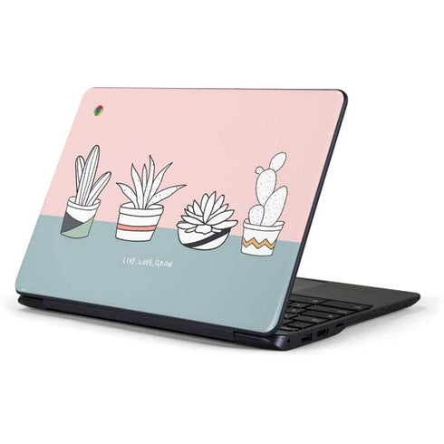 Succulent Sketch Samsung Chromebook Skin