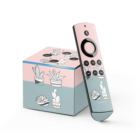 Succulent Sketch Fire TV Cube Skin