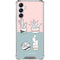 Succulent Sketch Galaxy A14 5G Clear Case
