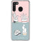 Succulent Sketch Galaxy A21 Clear Case
