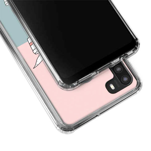 Succulent Sketch Galaxy A21 Clear Case