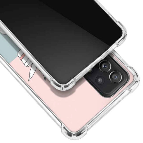 Succulent Sketch Galaxy A52 5G Clear Case