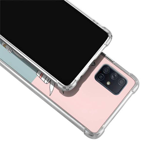 Succulent Sketch Galaxy A71 5G Clear Case