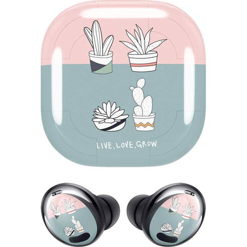 Succulent Sketch Galaxy Buds Pro Skin