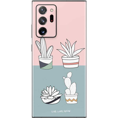 Succulent Sketch Galaxy Note20 Ultra 5G Skin