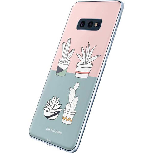 Succulent Sketch Galaxy S10e Skin