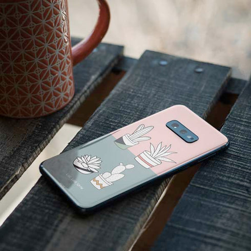 Succulent Sketch Galaxy S10e Skin