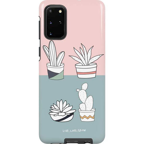 Succulent Sketch Galaxy S20 Plus Pro Case