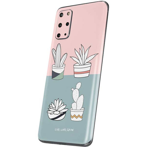 Succulent Sketch Galaxy S20 Plus Skin