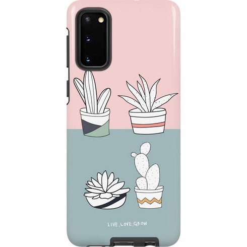 Succulent Sketch Galaxy S20 Pro Case