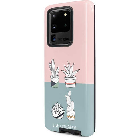 Succulent Sketch Galaxy S20 Ultra 5G Pro Case