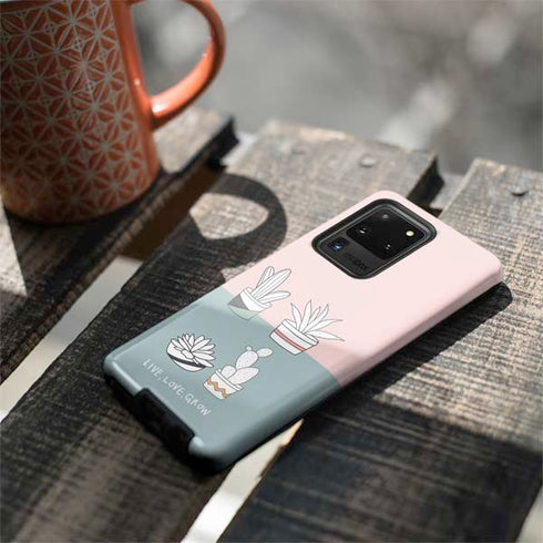 Succulent Sketch Galaxy S20 Ultra 5G Pro Case