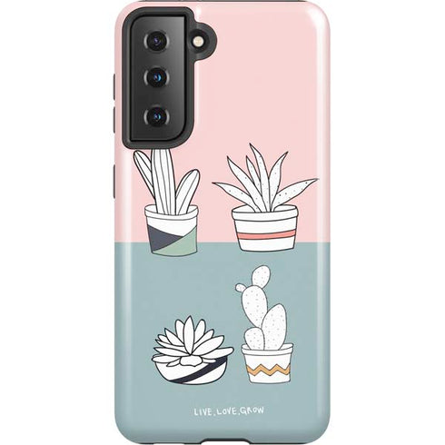 Succulent Sketch Galaxy S21 5G Pro Case