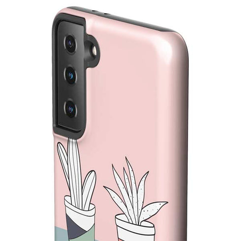 Succulent Sketch Galaxy S21 FE Pro Case