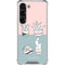 Succulent Sketch Galaxy S23 Clear Case