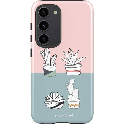 Succulent Sketch Galaxy S23 Pro Case