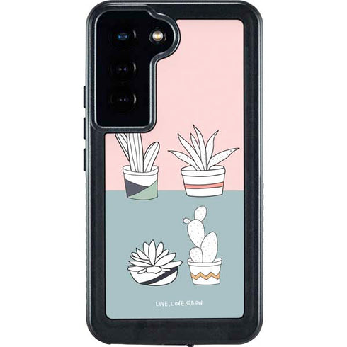 Succulent Sketch Galaxy S23 Waterproof Case