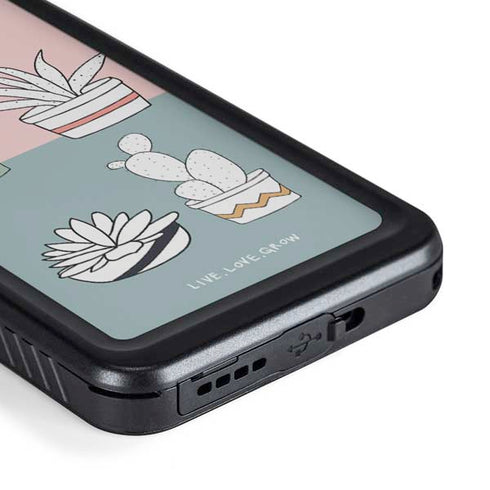 Succulent Sketch Galaxy S23 Waterproof Case