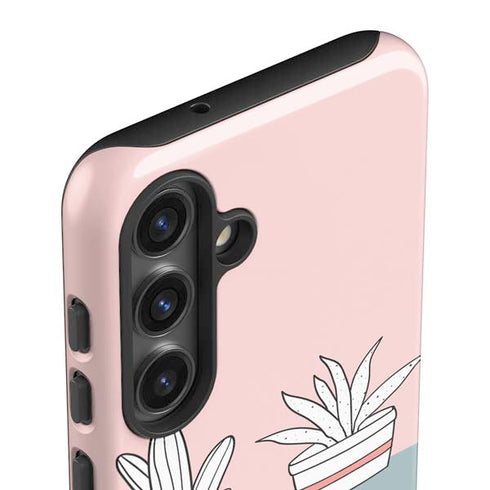 Succulent Sketch Galaxy S24 Plus Impact Case