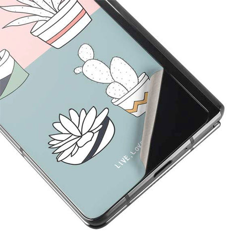 Succulent Sketch Galaxy Z Fold2 5G Skin