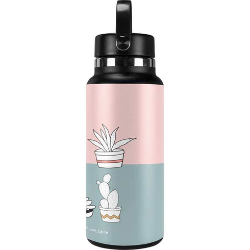 Succulent Sketch Hydro Flask 32oz Wide Mouth Skin