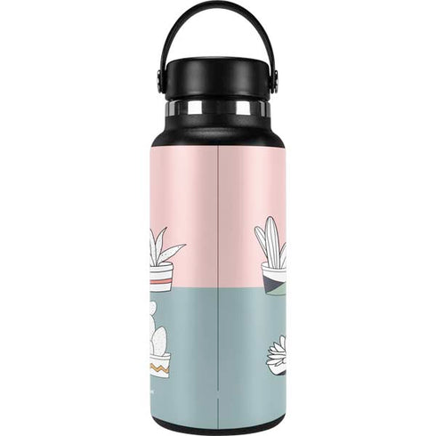 Succulent Sketch Hydro Flask 32oz Wide Mouth Skin