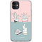 Succulent Sketch iPhone 11 Clear Case