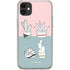 Succulent Sketch iPhone 11 Clear Case