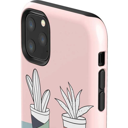 Succulent Sketch iPhone 11 Pro Max Impact Case
