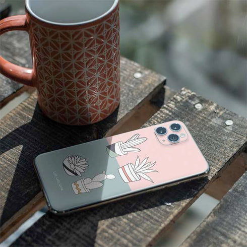 Succulent Sketch iPhone 11 Pro Max Skin