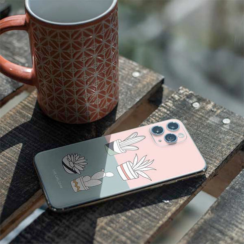 Succulent Sketch iPhone 11 Pro Skin