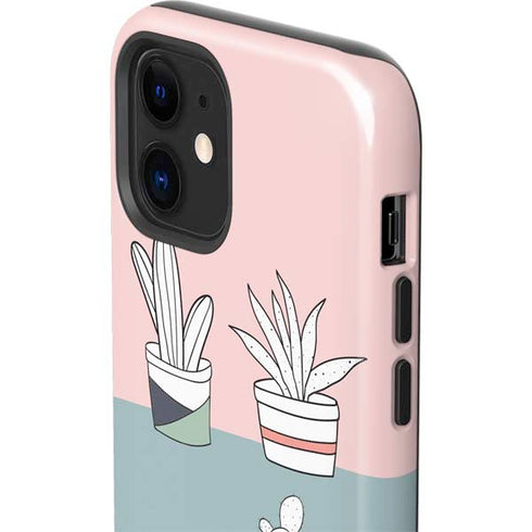 Succulent Sketch iPhone 12 Impact Case