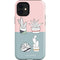Succulent Sketch iPhone 12 Mini Impact Case