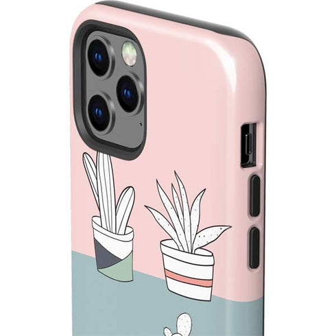 Succulent Sketch iPhone 12 Pro Impact Case
