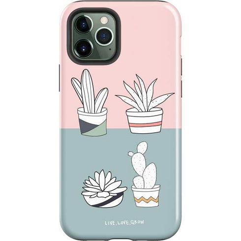 Succulent Sketch iPhone 12 Pro Max Impact Case