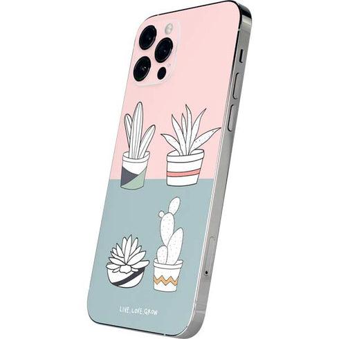 Succulent Sketch iPhone 12 Pro Skin