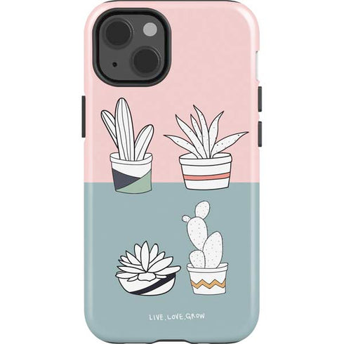 Succulent Sketch iPhone 13 Impact Case
