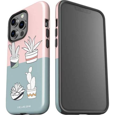 Succulent Sketch iPhone 15 Pro Impact Case
