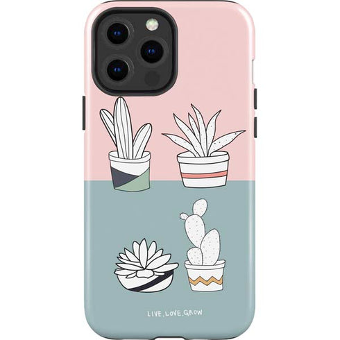 Succulent Sketch iPhone 15 Pro Max Impact Case