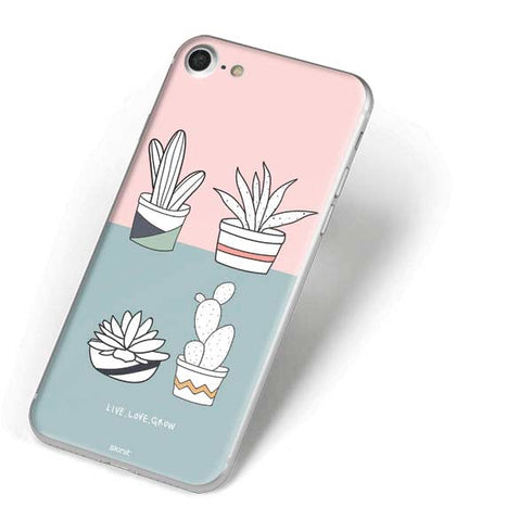 Succulent Sketch iPhone 7 Skin