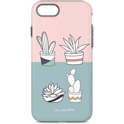 Succulent Sketch iPhone 8 Pro Case