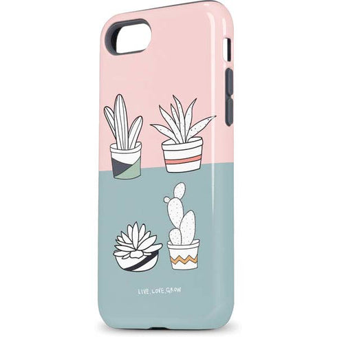 Succulent Sketch iPhone 8 Pro Case