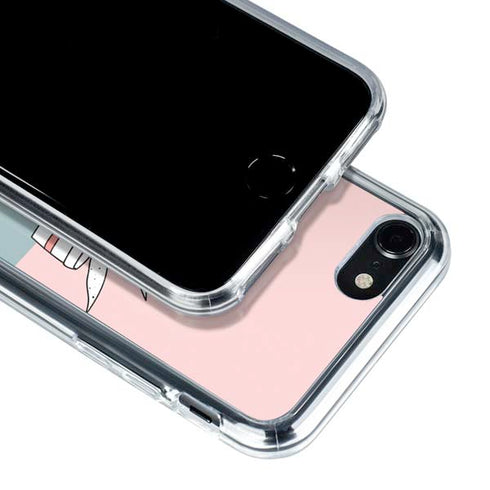 Succulent Sketch iPhone SE (2nd & 3rd Gen) Clear Case