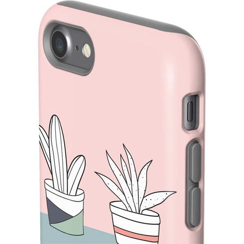 Succulent Sketch iPhone SE (2nd & 3rd Gen) Pro Case